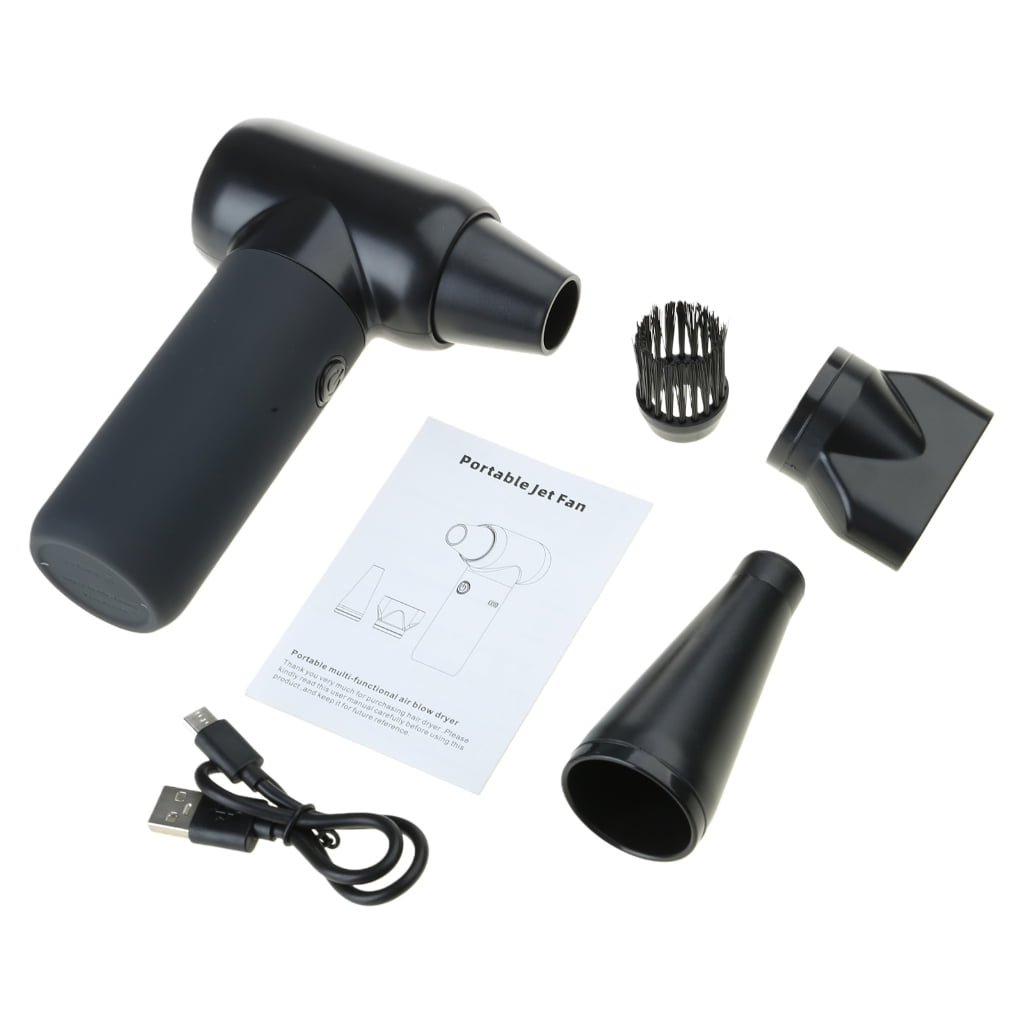 Cordless Rechargeable Blow Dryer and Dusts for Travel and Office