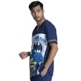 thumbnail image 5 of Tooniforms Scrubs Top for Men V-Neck TF702, 5 of 5