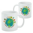 thumbnail image 2 of Save The Planet Illustration Conservation White Mug, 2 of 4