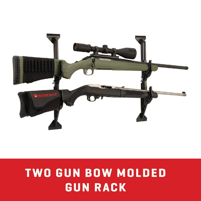 The Last Gun Rack Single Two Gun with Tray - Holds 2 Airbrushes & Spray  Guns