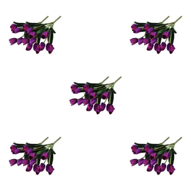 Ramo de flores artificiales Moyic tulipanes 9 cabezas simulación suave