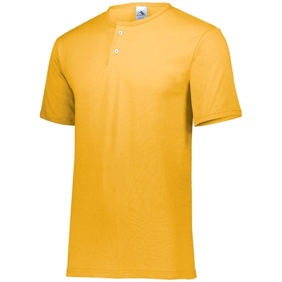 TWOBUTTON BASEBALL JERSEY, Gold, M