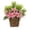 Pink, variant on Summer Wreath Sunflower Wreaths Basket 17" Summer Seasonal Decor Indoor Outdoor Wreaths for Front Door with Burlap Bow