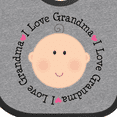 thumbnail image 4 of Inktastic I Love Grandma Baby Shower Boys or Girls Baby Bib, 4 of 4