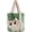 Green, variant on JennyShop Women Tote Purse with Kitten Shape Embroidery, Fashion Plush Shoulder Handbag Cute Cat Underarm Bag