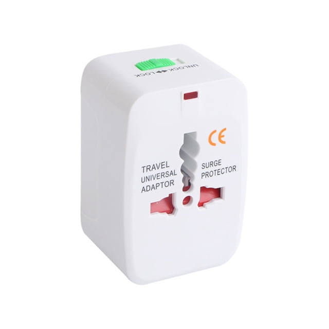 Bearachild Adaptador de carga del convertidor de corriente del interruptor deslizante plegable eléctrico Universal de reemplazo portátil del Electrónica