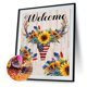 thumbnail image 2 of Cuadros Decorativos Pintura de diamante 5D DIY de flores Kit de mosaico de Likrtyny taladro redondo completo decoración de pared artesanía de Arte de diamantes de imitación regalo de, 2 of 9