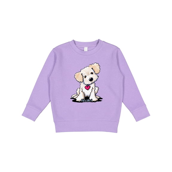 Inktastic Cream Doodle Pup Toddler Sweatshirt