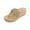 Khaki, variant on VerPetridure Sandals for Women Dressy Summer Women Shoes Slope Heel Low Heeled Sandals Plus Size Casual Slippers Flip Flops
