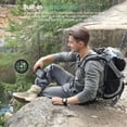 40000mAh Solar Power Bank with Hand Crank & Built-in Cables, LED ...
