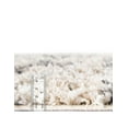 thumbnail image 5 of Unique Loom Hygge Shag Collection Area Rug - Trellis (2' 7" x 8' 2" Runner Beige/Gray), 5 of 7