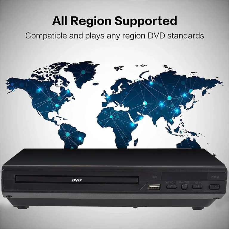 USTOP External DVD Player for TV, HDMI All Region, CD Player