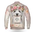 thumbnail image 2 of Happy Mother's Day West Highland White Terrier with Flower Crown All Over Print 3D Baseball Jacket Westie Westy Dog Lover Bomber Jacket Softball - 13004, 2 of 6