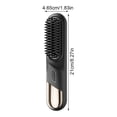 thumbnail image 7 of EBCUE 3 In 1 Portable Cordless Hair Straightener Brush for Travel Fast Heating Straightening Comb with LCD Display Rechargeable Anti-Frizz Styling Tool for Smooth Shiny Hair 4 Temperature Settings, 7 of 7