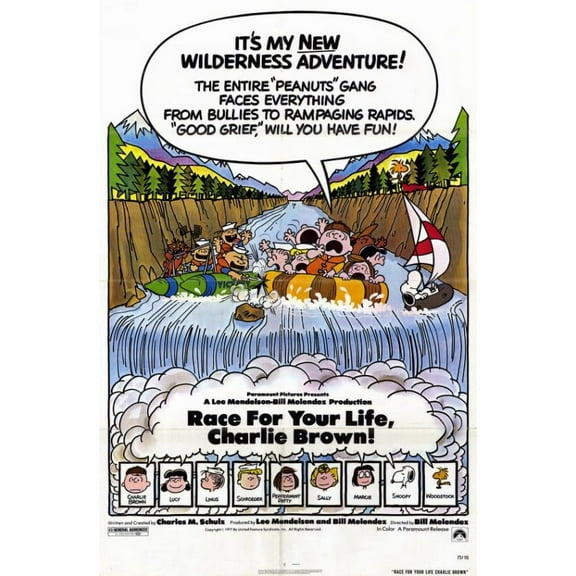 Race For Your Life, Charlie Brown Movie Poster (11 x 17)