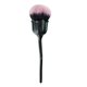 thumbnail image 3 of 1 paquete de brocha de maquillaje rosa brocha de rubor negro mango largo cerdas grandes de fibra suave y delicada para niñas & #39; maquillaje diario (2,17 pulgadas) Feliz Sencillez, 3 of 5