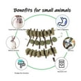 thumbnail image 5 of AOWOO 3PCS Bunny Chew Toys for Teeth Grinding, Rabbits Treats Timothy Grass Cake to Improve Dental Health,  for Rabbits Hamsters Guinea Pigs Chinchillas, 5 of 9
