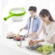 thumbnail image 4 of Ensalada Spinner Colador Verduras Mango de lavado Cesta de drenaje Utensilios de cocina Ndcxsfigh Nuevos Originales, 4 of 8