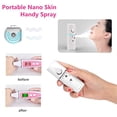 thumbnail image 5 of Nano vaporizador facial Mist Spray Extensiones de pestañas Limpieza de poros Agua SPA Hidratante Rociador facial USB Recargable Mini dispositivo de belleza - El verano te da frescura (Blanco), 5 of 5