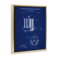 thumbnail image 3 of Stupell Industries Modern Poker Chips Blueprint Gold Floating Frame Canvas Art, 25 x 31, by Karl Hronek, 3 of 8