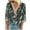 #200-Gray, variant on ICHUANYI Womens Fashion Printed 3/4 Length Sleeve Blouses V Neck Shirts Dressy Flowy Loose Tunic Tops