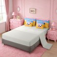 thumbnail image 3 of Erosebridal Ices Cream Drip 7pcs Bedding Comforter Set,Football Ball Games Soccer Sport Queen Bedding Sets For Kids,Reversible Light Gray, 3 of 7