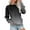 Black, variant on Darzheoy Womens Tops Long Sleeve Hoodless Round Neck Drop Shoulder Pullover Sweatshirts Gradient Color Fall Winter Printed Casual Loose Blouses