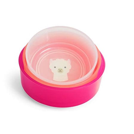 Skip Hop Baby Bowls: Dishwasher and Microwave Safe Non-Slip Bowls with Storage Lid, 3 Piece Bowl Set, Llama