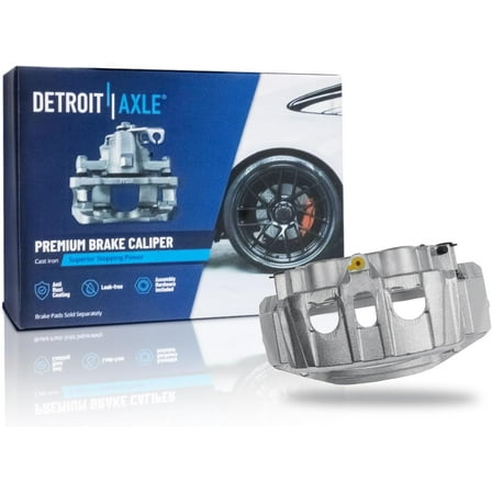 Detroit Axle - Rear Right Brake Caliper w/Bracket Replacement for Ford E-150 E-250 E-350 Super Duty Econoline Wagon Van