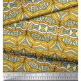 thumbnail image 3 of Soimoi Polyester Crepe Fabric Mandala Kaleidoscope Print Sewing Fabric Yard 52 Inch Wide, 3 of 3