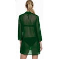 thumbnail image 2 of HAPPY BAY Women's Beachwear Swimsuit Coverups Summer Swim Beach Cover ups for Swimwear Women Bikini Dress Tops Cover up for Women M Olive, Solid, 2 of 5