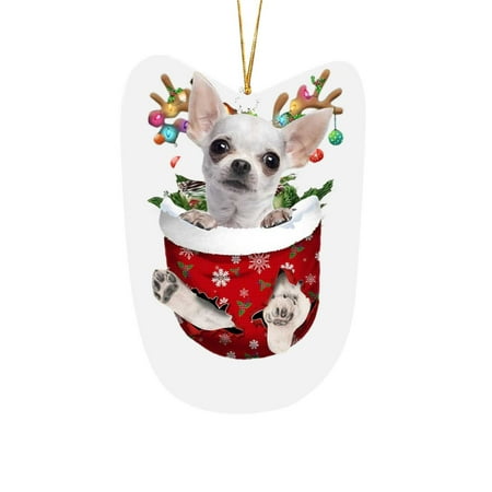 

Jungdeepe Cute Dog Pattern Christmas Wire Garland Christmas Winter Decorative Garland Winter Christmas Hanging Snowflake Decorations Winter Candle Rings for Chandelier Window Wreath with Cotton