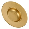 thumbnail image 6 of VORCOOL 1Pcs Golden Round Pasta Plate 10.2x10.2x2in Stainless Steel Deep Design For Versatile Use Household Dinnerware, 6 of 8