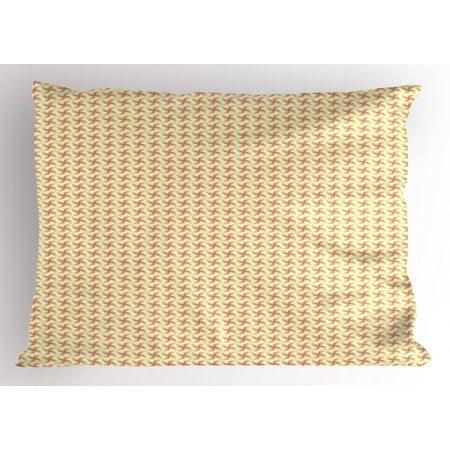 Pinwheel Pillow Sham Abstract Motif In Pastel Tone Kids Geometric