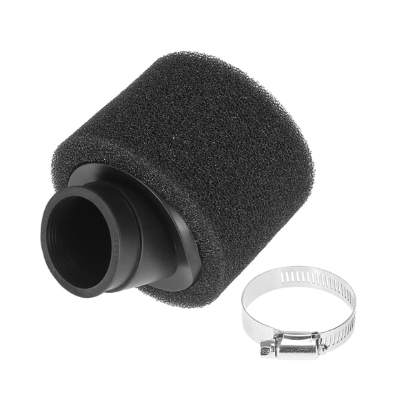 Universal 40mm Bent Motorcycle ATV Air Filter Cleaner for 50cc Engine Cleaner Black