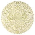 thumbnail image 5 of JONATHAN Y SANTA MONICA 5' Round Area Rug, Estrella Bohemian Medallion Textured Weave - Cream/Green, SMB105E-5R, 5 of 7