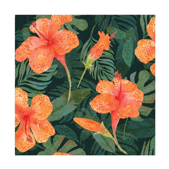 Yachal Design 'Tropical Blossoms 300' Canvas Art