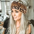 thumbnail image 6 of 2025 new women's wide headband, 4-piece bohemian style headband, sports headscarf, large sports elastic anti slip large headband, 6 of 13