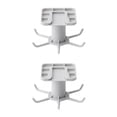 thumbnail image 3 of maskred 1/2/3/5 1111Fourone Rotating Hanging Holder Rotatable Hanger for Spoon Multifunctional Kitchen Hanging Holder Gray 2PCS, 3 of 6