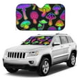 thumbnail image 3 of Bingfone Bright Mushrooms Car Windshield Sunshade,Sun Foldable Sun Shield Sun Visor for Car - Small, 3 of 9