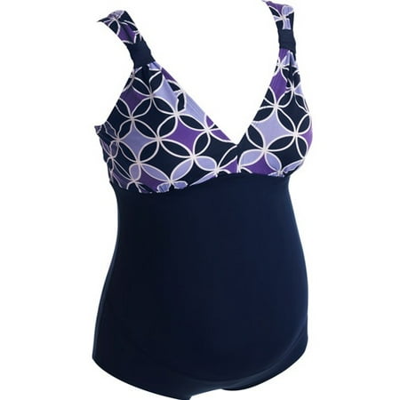 Maternity Printed 1-Piece Swimsuit