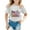 1#White335, variant on Byoo Infant Girl Letter Graphic Tshirt Easter Crew Neck Short-Sleeved Pullover Shirt Stylish T Shirt,Purple