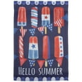 thumbnail image 2 of Northlight Hello Summer Americana Ice Pop Outdoor House Flag - 28" x 40", 2 of 7