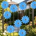 thumbnail image 3 of Spring Garden Decor Outdoor Wall Decor Iron Metal Daisys Wall Hanging for Patio Courtyard Fence Balcony Living Room Bedroom Indoor Outdoor Home Ornament Housewarming Gift, 3 of 6