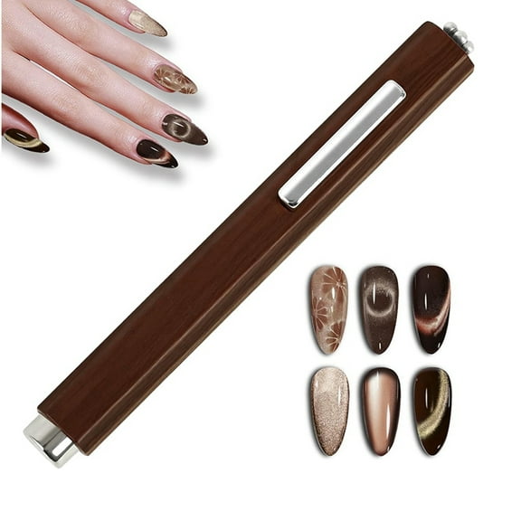 Nail Magnet,Multifunctional Cat'S Eye Gel Nail Polish Magnet Pen,3D Magnetic Nail Polish Stick for Home DIY,Salon Studio