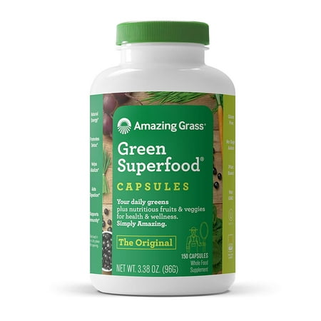 Amazing Grass Green Superfood Capsules, 150 Count