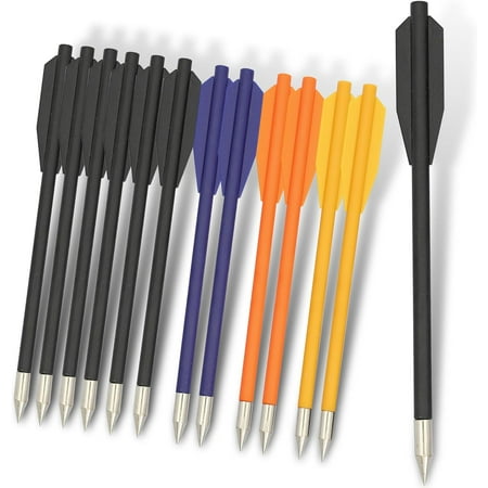 Armory Replicas Replacement Archery Arrows for Crossbow - Assorted Pack of Dart Arrows Sports and Outdoor - Outdoorsmen Pistol Crossbow Bolts 6.5