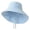 1-Light Blue255, variant on Girls Adjustable Drawstring Bucket Hat Wide Flap Brim Beach Outdoor Sun Hats