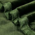 thumbnail image 4 of PiccoCasa All Season Lightweight Plush Fleece Blanket Soft Warm Flannel Bed Blanket Olive Green Queen (90"x90"), 4 of 6
