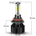 thumbnail image 2 of 4-Side 9005 Combo LED Headlight Kit High Low Beam Bulb 6000K Headlamps Lights, 2 of 10